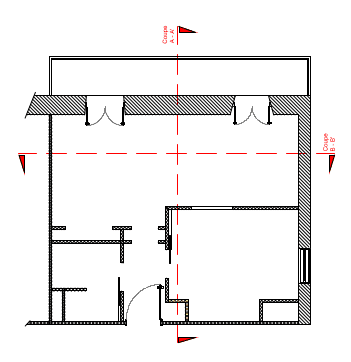 Plan de repérage des coupes