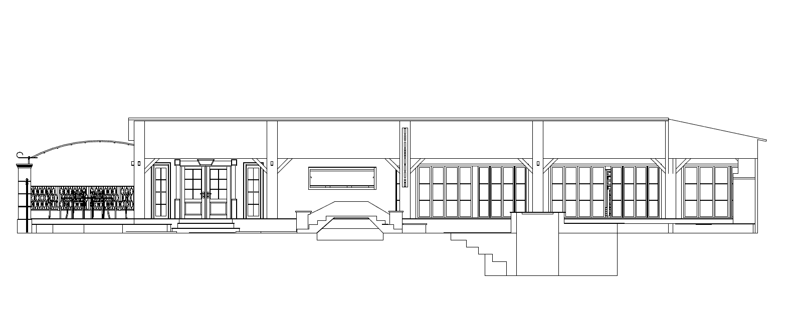 Façade / coupe 1